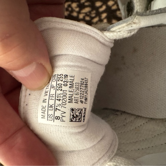 Adidas Samoa White and Black Sneakers - Picture 6 of 6